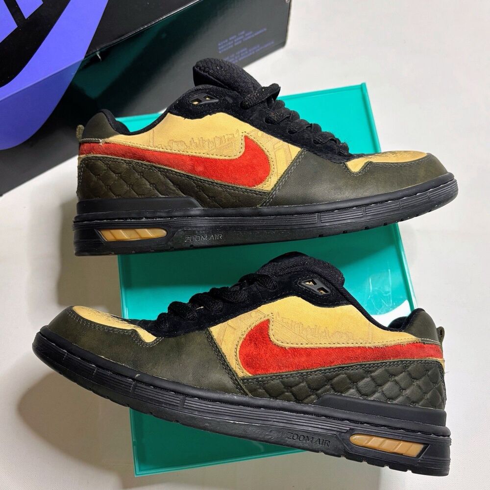 Nike SB Paul Rodriguez Zoom Air Elite Stash 2006 Men’s 9.5 P-Rod 312953-261 Y2K